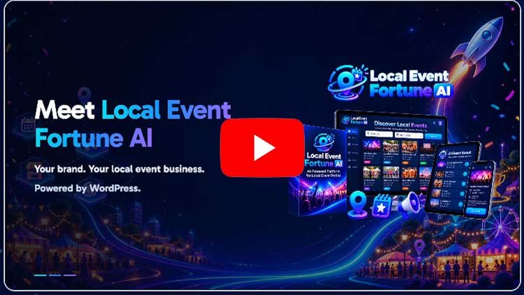 Local Event Fortune AI event directory and local marketing system